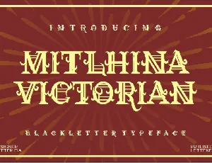 Mitlhina Victorian font