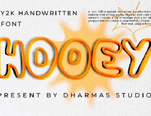 Hooey Display font