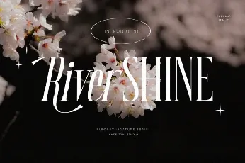 River Shine font