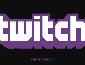 Twitch Logo font