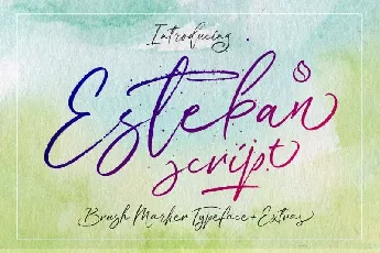 Esteban Script font