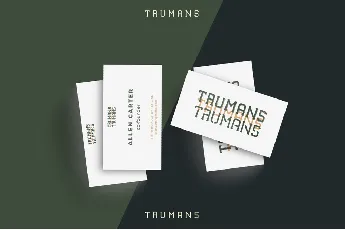 TRUMANS DEMO font