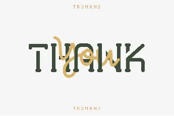 TRUMANS DEMO font