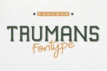 TRUMANS DEMO font