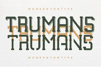 TRUMANS DEMO font