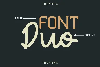 TRUMANS DEMO font