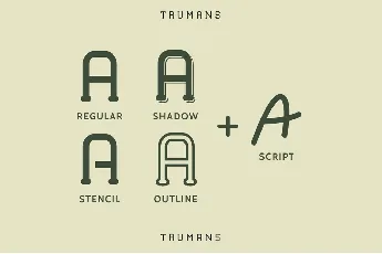 TRUMANS DEMO font