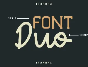 TRUMANS DEMO font