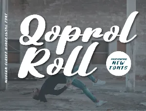 Qoprol Roll font