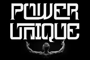 Power Unique Demo font