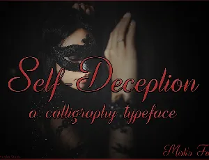 Self Deception font