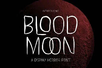 Blood Moon font