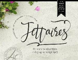 Jettiares Script font