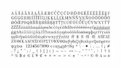 GFS Bodoni Serif font
