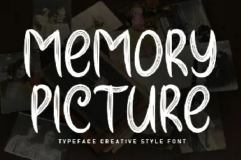 Memory Picture Brush font