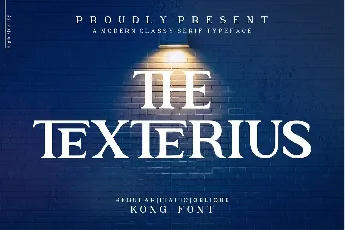 The Texterius Typeface font