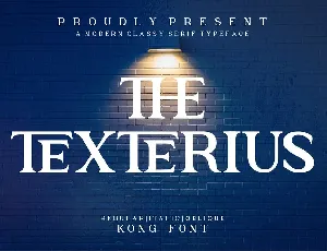 The Texterius Typeface font