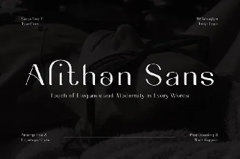 Alithan Sans Family font