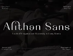 Alithan Sans Family font