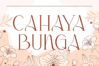 Cahaya Bunga Demo font