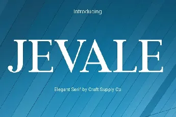 Jevale font