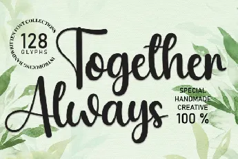 Together Always Script font