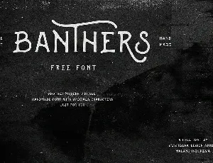 Banthers Free font