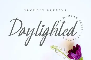 Daylighted Demo font