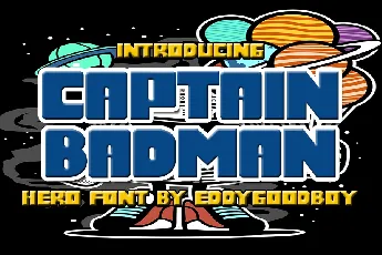 Captain Badman font