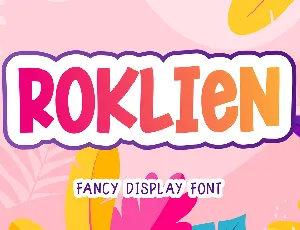 Roklien Personal Use font