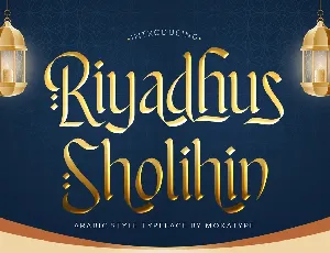 Riyadhus Sholihin font