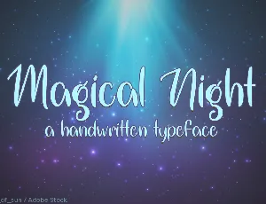 Magical Night font