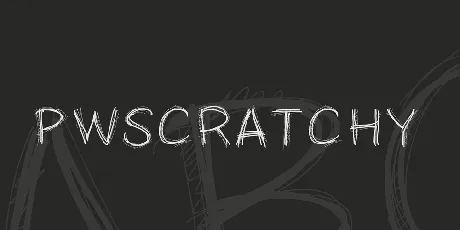 PWScratchy font