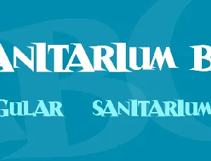 Sanitarium BB font