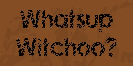 Whatsup Witchoo? font