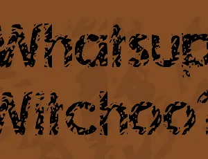 Whatsup Witchoo? font