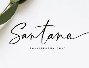 Santana font