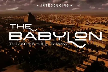 Babylon font