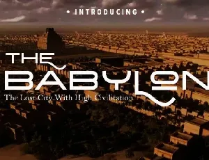 Babylon font