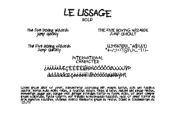 Le Lissage + Bonus Doodle font