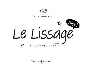 Le Lissage + Bonus Doodle font