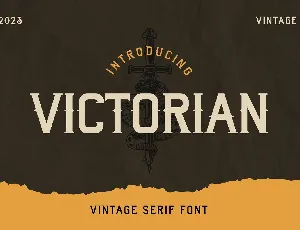 Victorian font