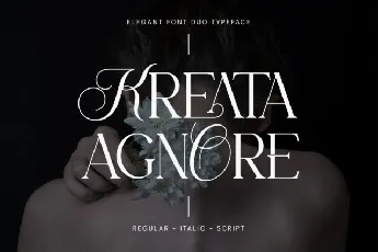 Kreata Agnore font