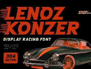 Lenozkonser font