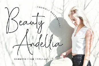 Beauty Andellia Handwritten font