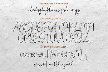 Beauty Andellia Handwritten font