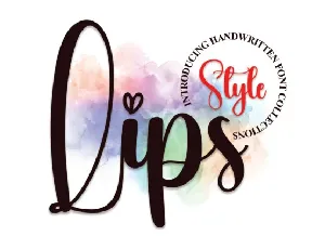 Lips Script font