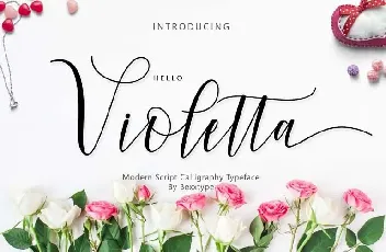 Hello Violetta Script font