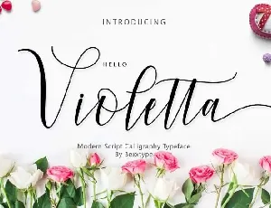 Hello Violetta Script font