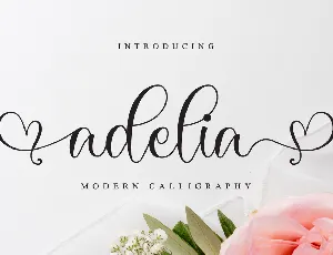 Adelia font